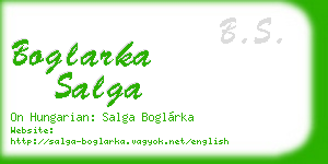 boglarka salga business card