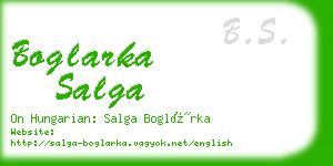 boglarka salga business card